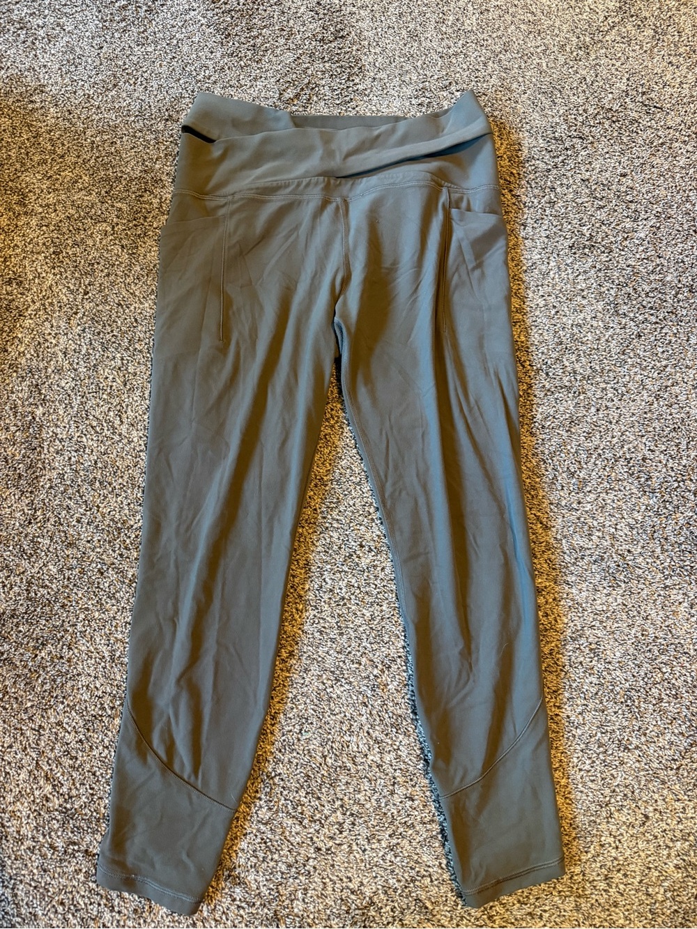 Athleta Olive Green High-Waist Active Leggings